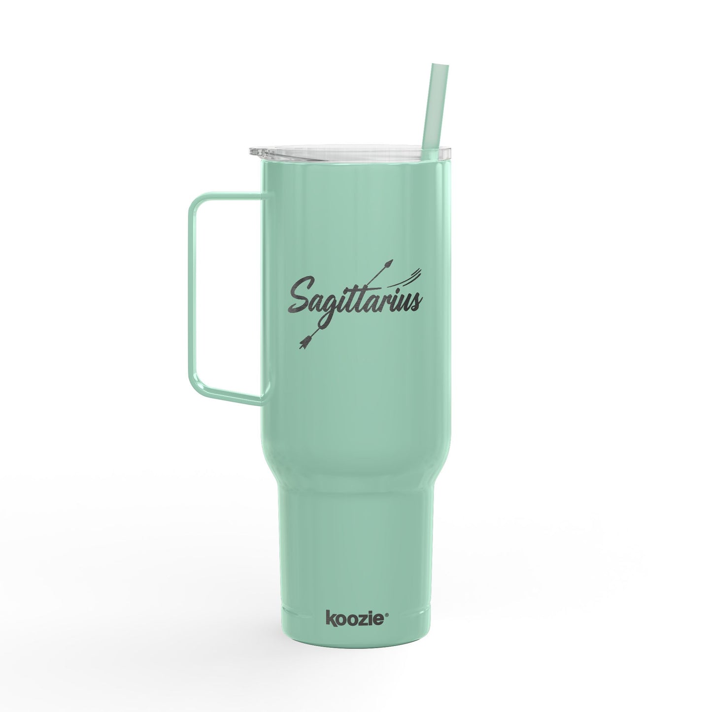 Cosmic Sagittarius Signatures ✨ 40oz Engraved Zodiac Tumbler