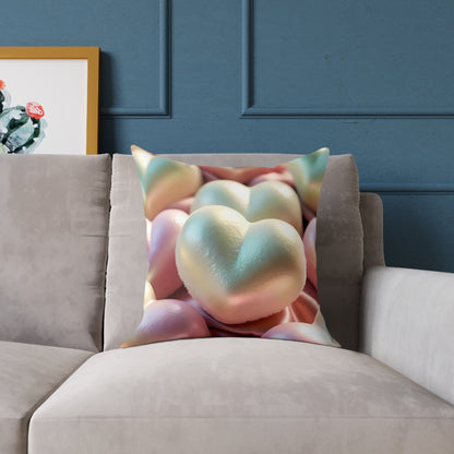 Love in Bloom: Enchanted Decorative Pillow for a Cozy Touch