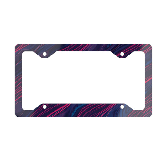 ✨🚗 The Enchanted Drive: Glossed Glory License Plate Frame – Luxury Custom Metal Accent 💎🌙