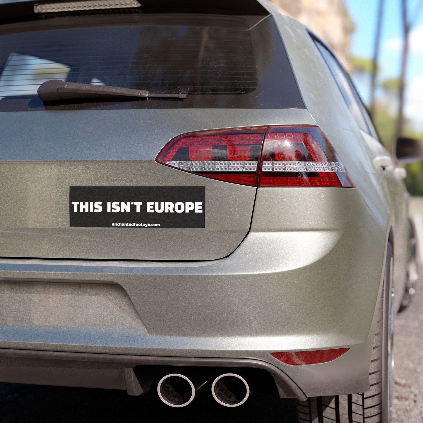 🤍 The Enchanted Statement™ Bumper Sticker | The Enchanted Drive Collection 🤍