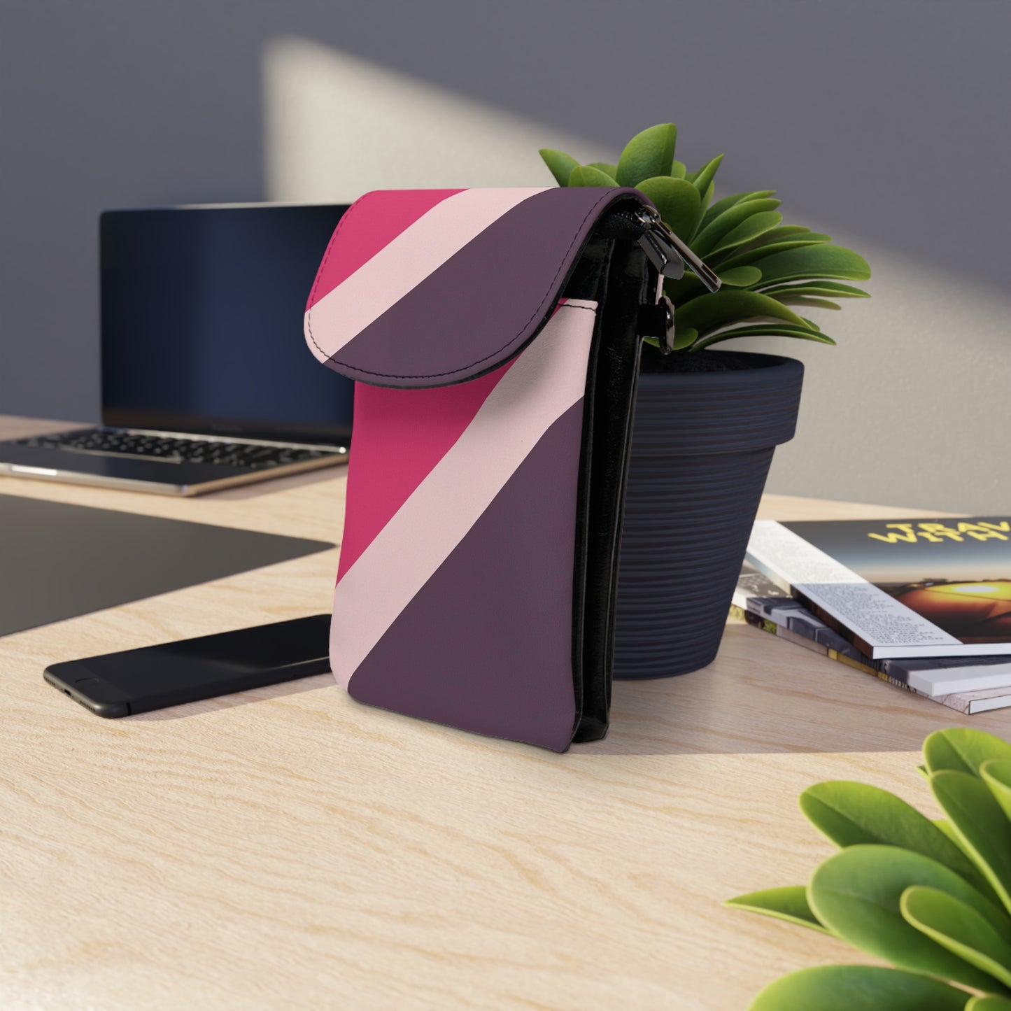 👜🌟 The Razzle-Dazzle Pocket Prism™ Cell Phone Wallet ✨💼🌈