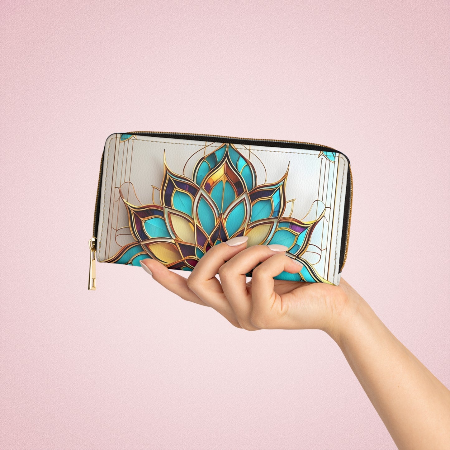 💎✨ Mystical Magic: The Enchanted Zippered Wallet of Elegance & Wonder 🔮💖🌙