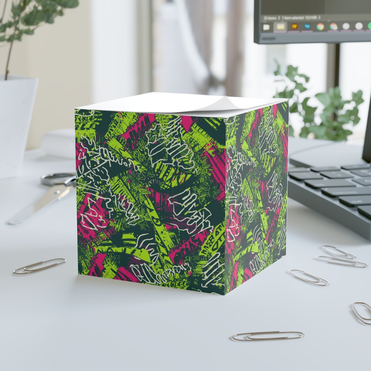 🌈📝 The Enchanted Thoughts Note Cube — Sticky Edition 📝🌈