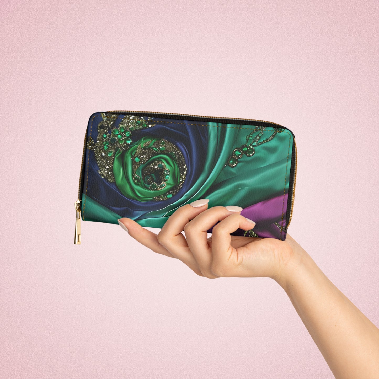 💎✨ Mystical Magic: The Enchanted Zippered Wallet of Elegance & Wonder 🔮💖🌙