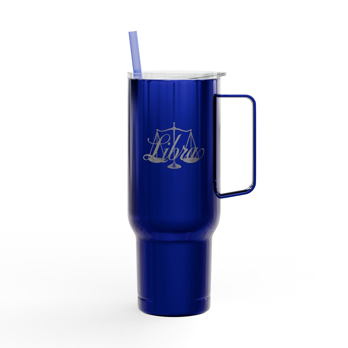 Cosmic Libra Signatures ✨ 40oz Engraved Zodiac Tumbler