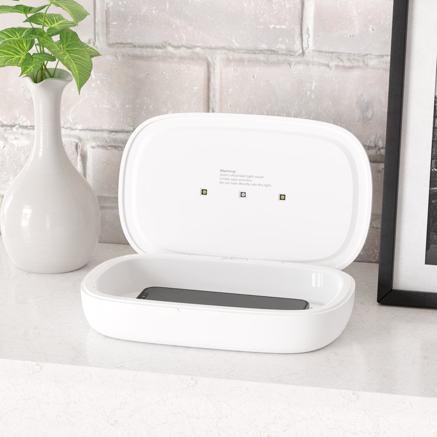 ♋ Aurora UV Phone Sanitizer & Fast Wireless Charging Pad – Cancer Edition 🌊♋
