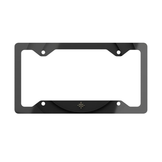 ✨🚗 The Enchanted Drive: Glossed Glory License Plate Frame – Luxury Custom Metal Accent 💎🌙