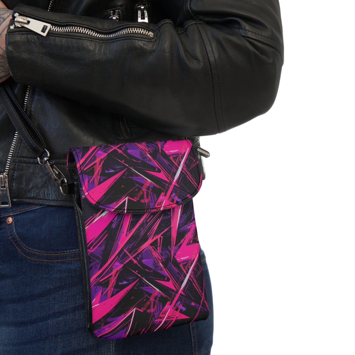 👜🌟 The Razzle-Dazzle Pocket Prism™ Cell Phone Wallet ✨💼🌈
