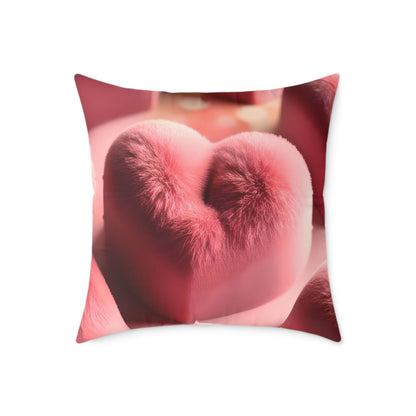 Love in Bloom: Enchanted Decorative Pillow for a Cozy Touch