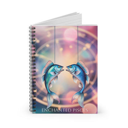 🌊✨ Enchanted Pisces Zodiac Journal – A Mystical Spiral Notebook for Dreams & Inspiration 🌙📖