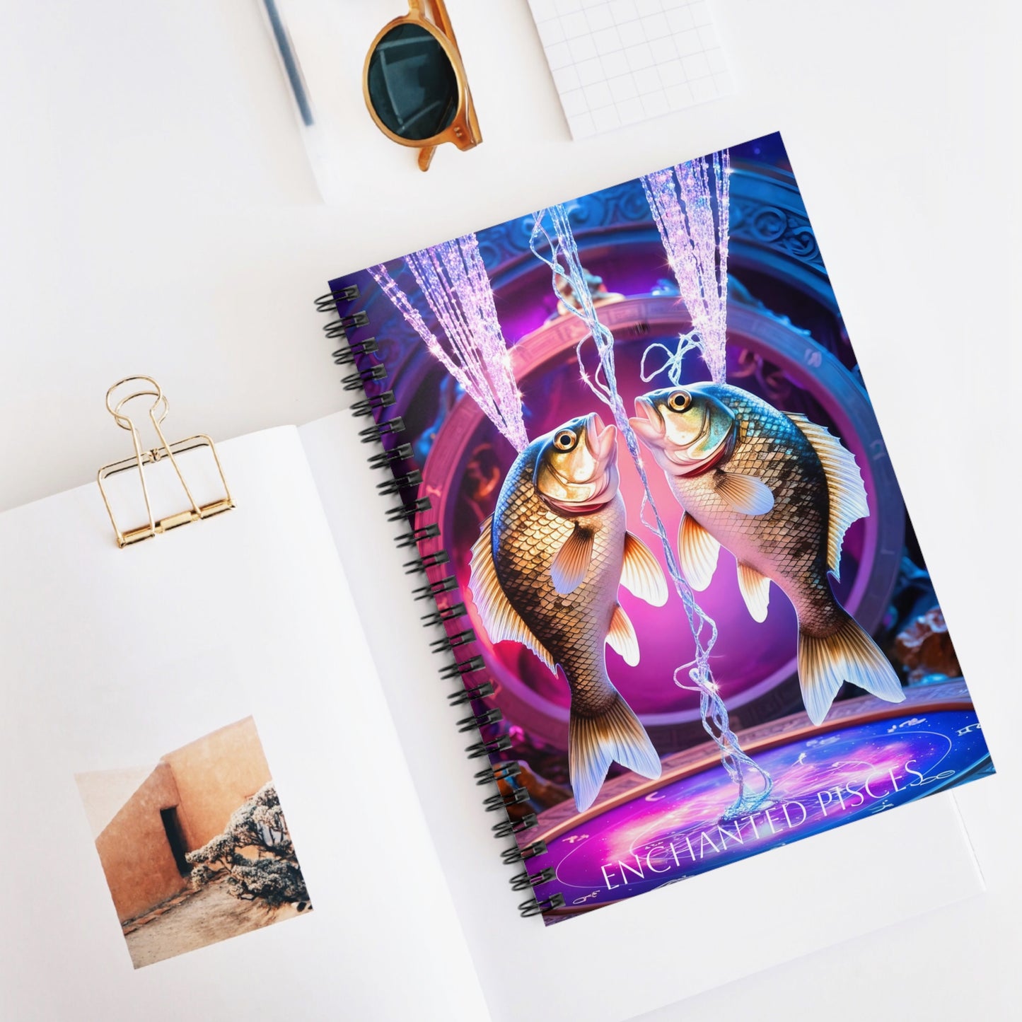 🌊✨ Enchanted Pisces Zodiac Journal – A Mystical Spiral Notebook for Dreams & Inspiration 🌙📖