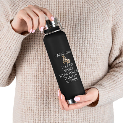 ✨🔮 Enchanted Capricorn Copper Insulated Bottle – 22oz of Temperature Magic! 🔮✨