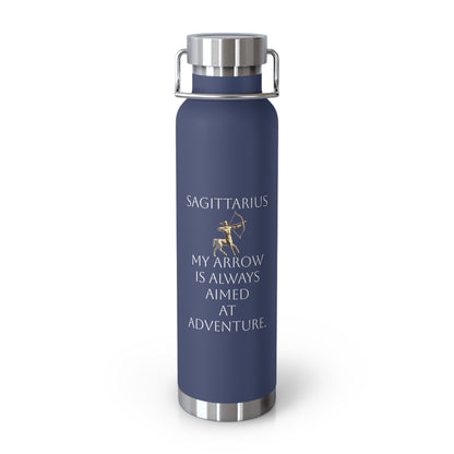 ✨🔮 Enchanted Sagittarius Copper Insulated Bottle – 22oz of Temperature Magic! 🔮✨