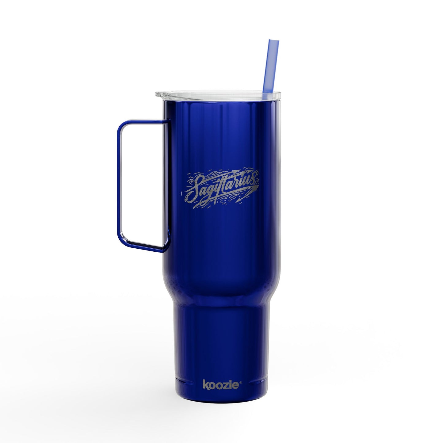 Cosmic Sagittarius Signatures ✨ 40oz Engraved Zodiac Tumbler