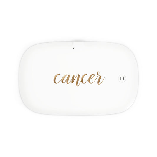 ♋ Aurora UV Phone Sanitizer & Fast Wireless Charging Pad – Cancer Edition 🌊♋