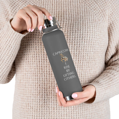 ✨🔮 Enchanted Capricorn Copper Insulated Bottle – 22oz of Temperature Magic! 🔮✨