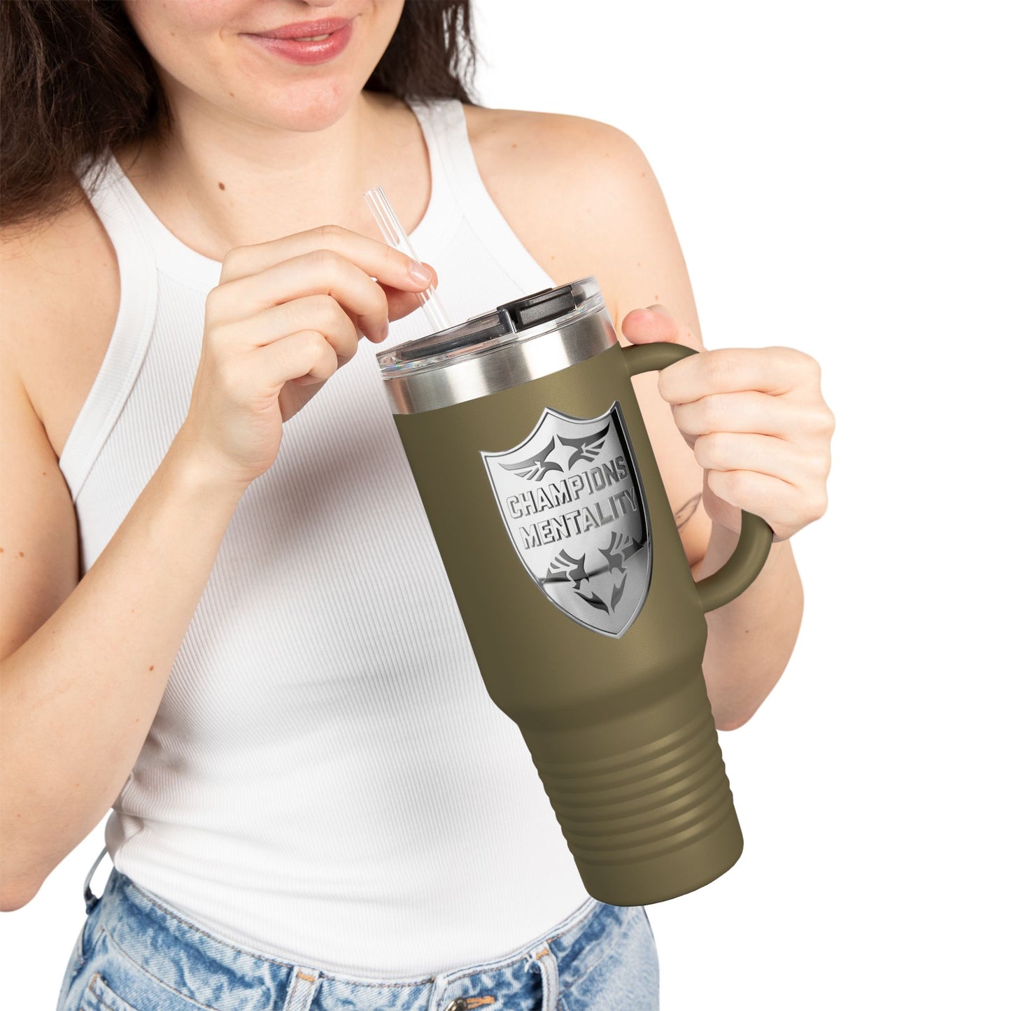 🤍 Enchanted Emblem Travel Tumbler 🤍