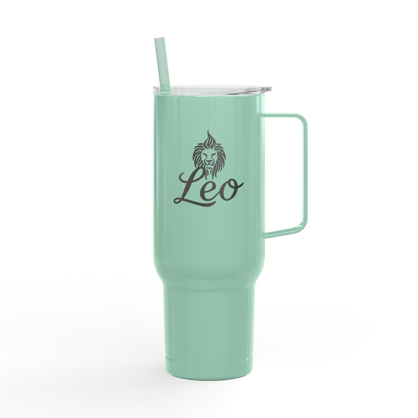 Cosmic Leo Signatures ✨ 40oz Engraved Zodiac Tumbler