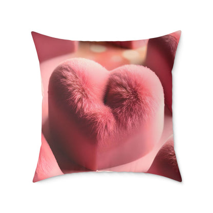 Love in Bloom: Enchanted Decorative Pillow for a Cozy Touch