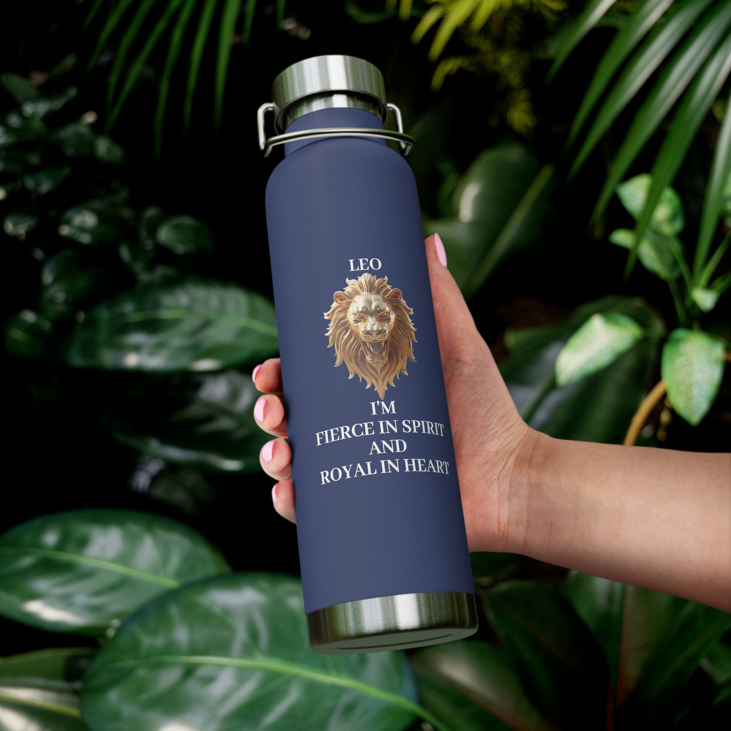 ✨🔮 Enchanted Leo Copper Insulated Bottle – 22oz of Temperature Magic! 🔮✨
