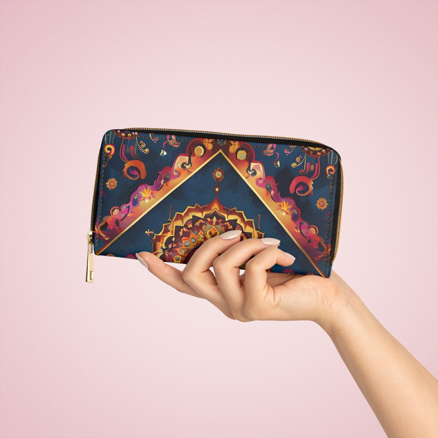 💎✨ Mystical Magic: The Enchanted Zippered Wallet of Elegance & Wonder 🔮💖🌙