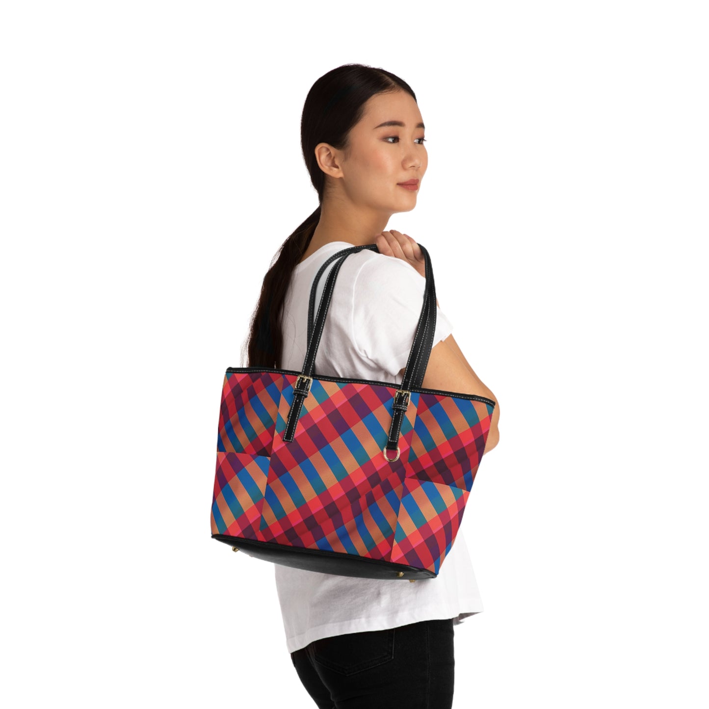 👜✨ The Razzle-Dazzle Double Vision™ PU Leather Shoulder Bag ✨👜🌈