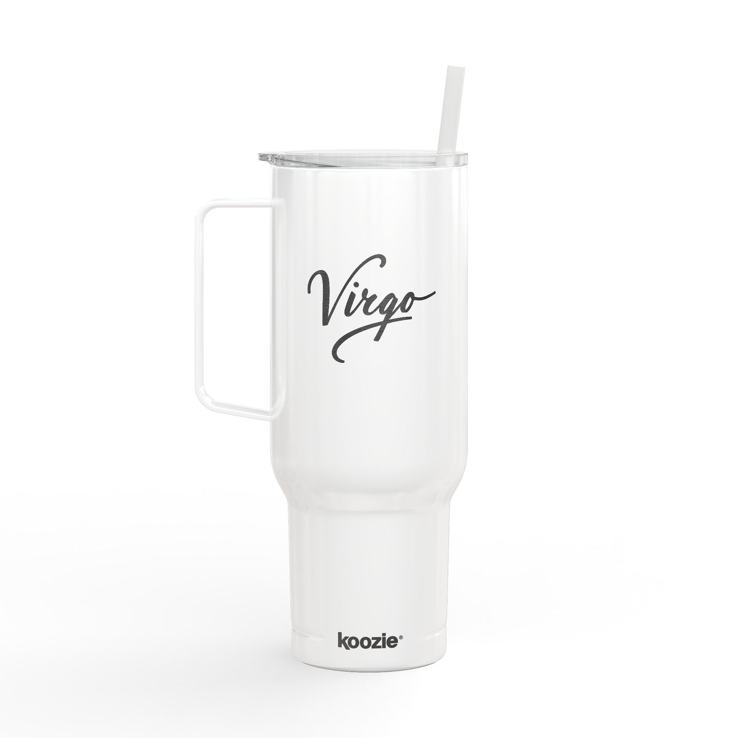 Cosmic Virgo Signatures ✨ 40oz Engraved Zodiac Tumbler