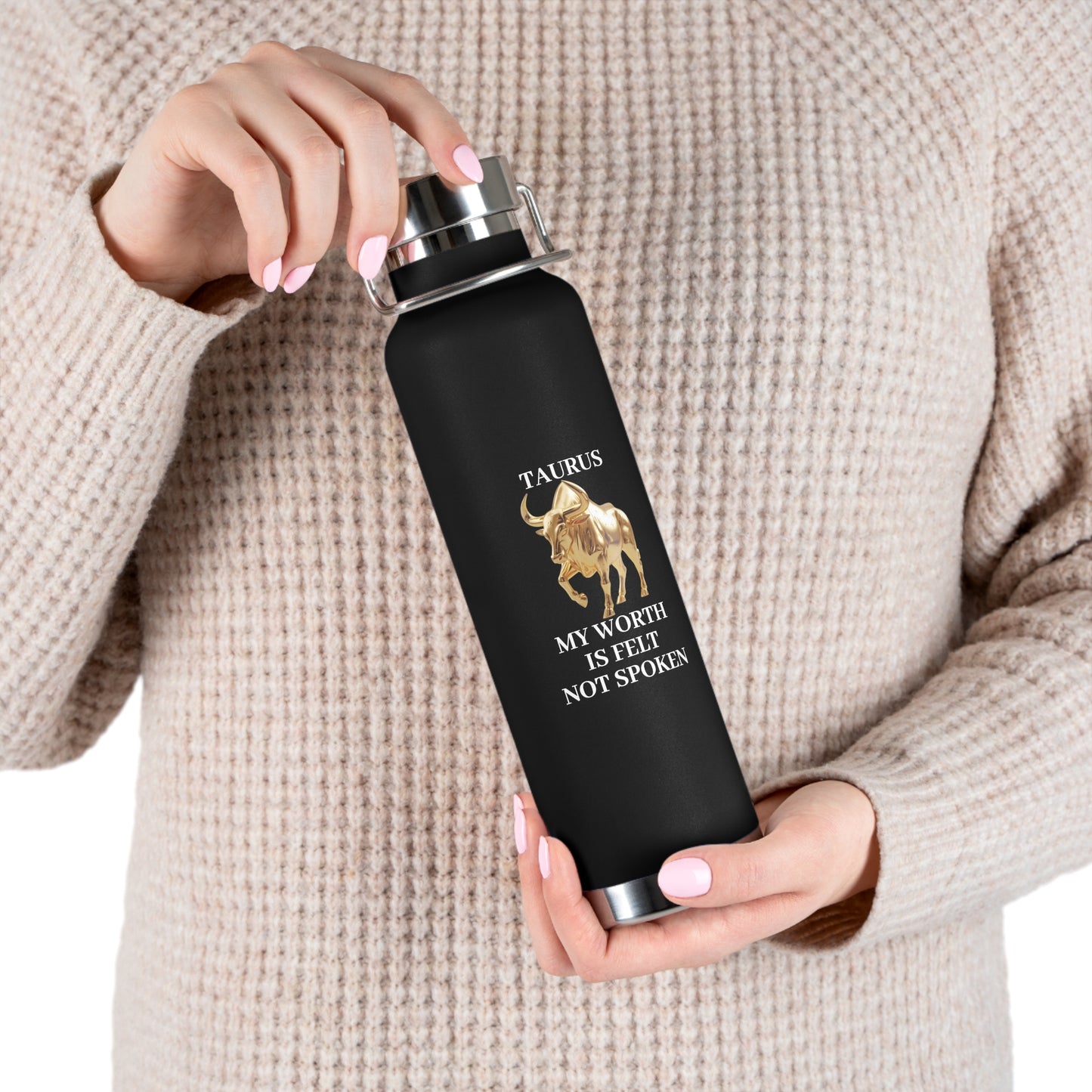 ♉ Taurus Statement Bottle | The Enchanted Vessel™ Collection