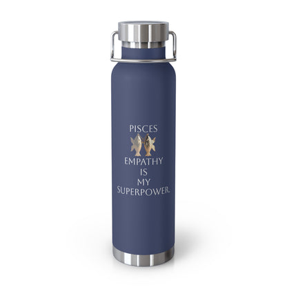 ✨🔮 Enchanted Pisces Copper Insulated Bottle – 22oz of Temperature Magic! 🔮✨