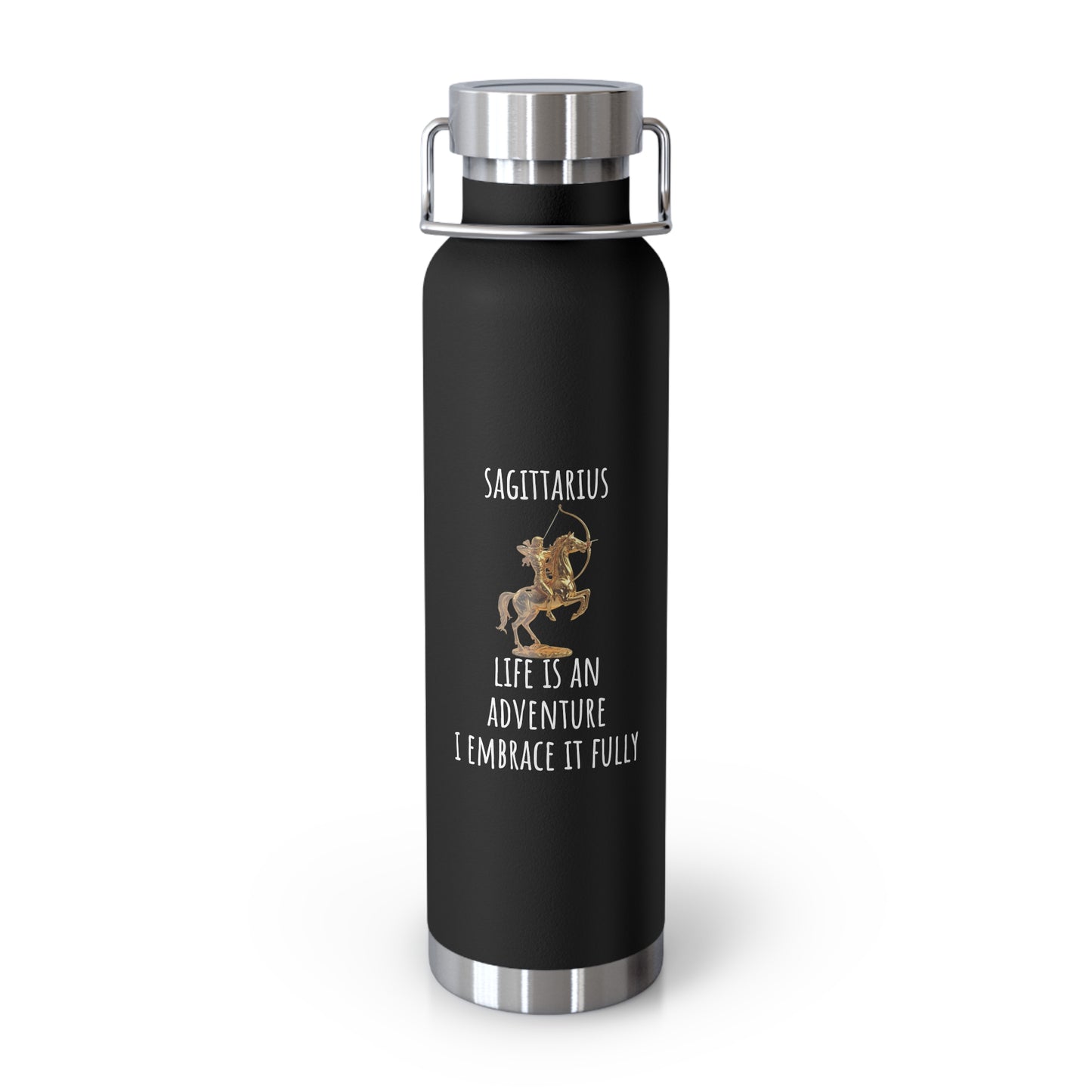 ✨🔮 Enchanted Sagittarius Copper Insulated Bottle – 22oz of Temperature Magic! 🔮✨