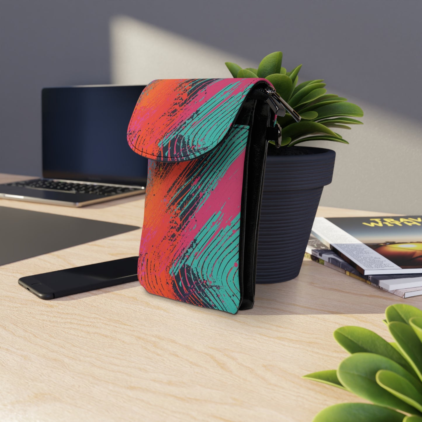 👜🌟 The Razzle-Dazzle Pocket Prism™ Cell Phone Wallet ✨💼🌈