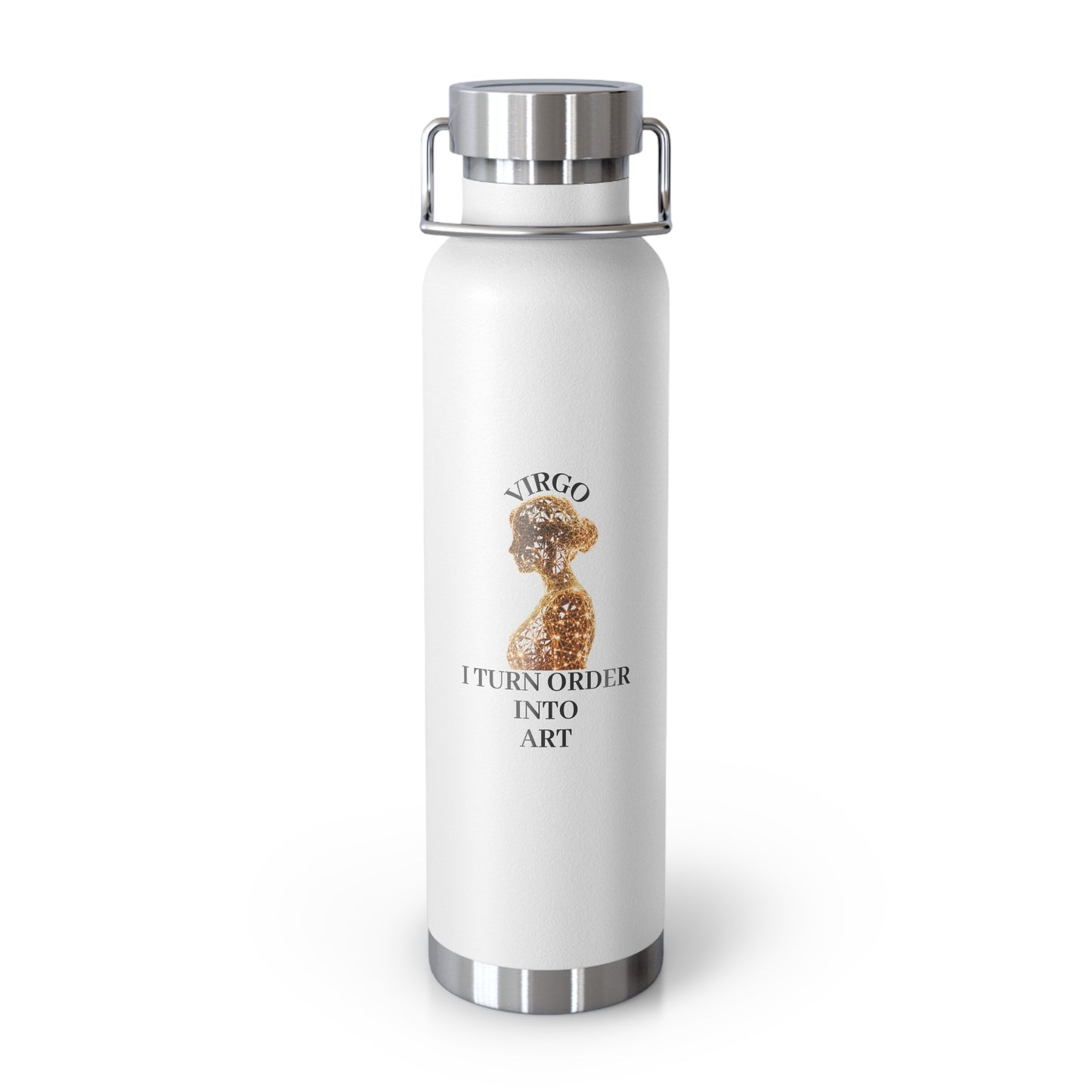 ✨🔮 Enchanted Virgo Copper Insulated Bottle – 22oz of Temperature Magic! 🔮✨
