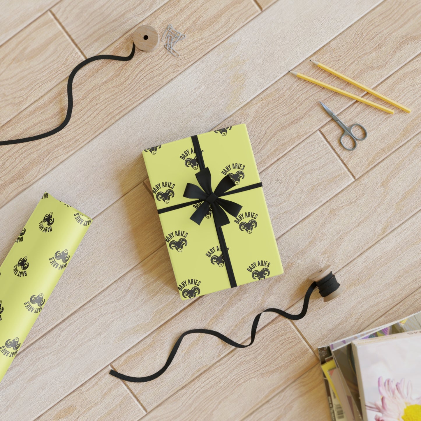 ♈ Baby Aries Wrapping Paper | The Enchanted Wrap™ Collection ♡