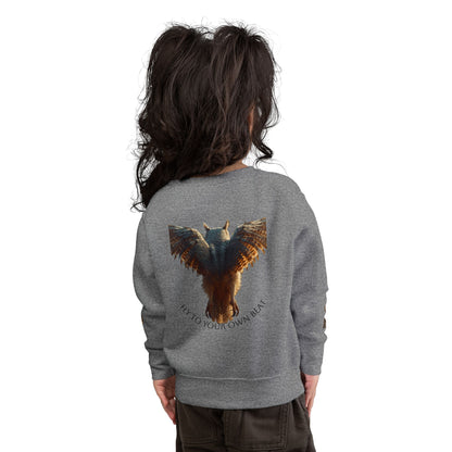 🦄✨ The Enchanted Cozy: One-of-a-Kind Toddler Sweatshirt 🌈🧸