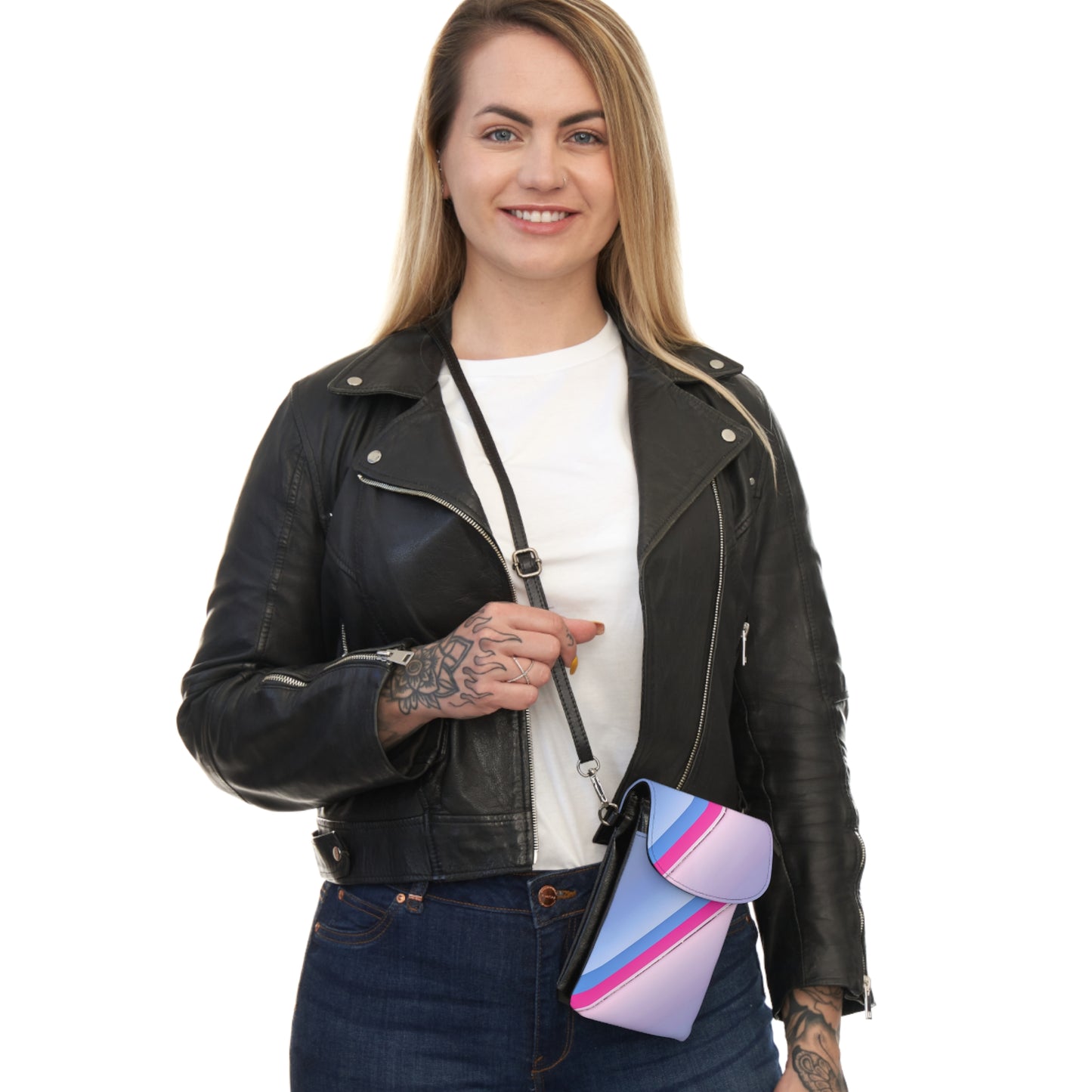 👜🌟 The Razzle-Dazzle Pocket Prism™ Cell Phone Wallet ✨💼🌈
