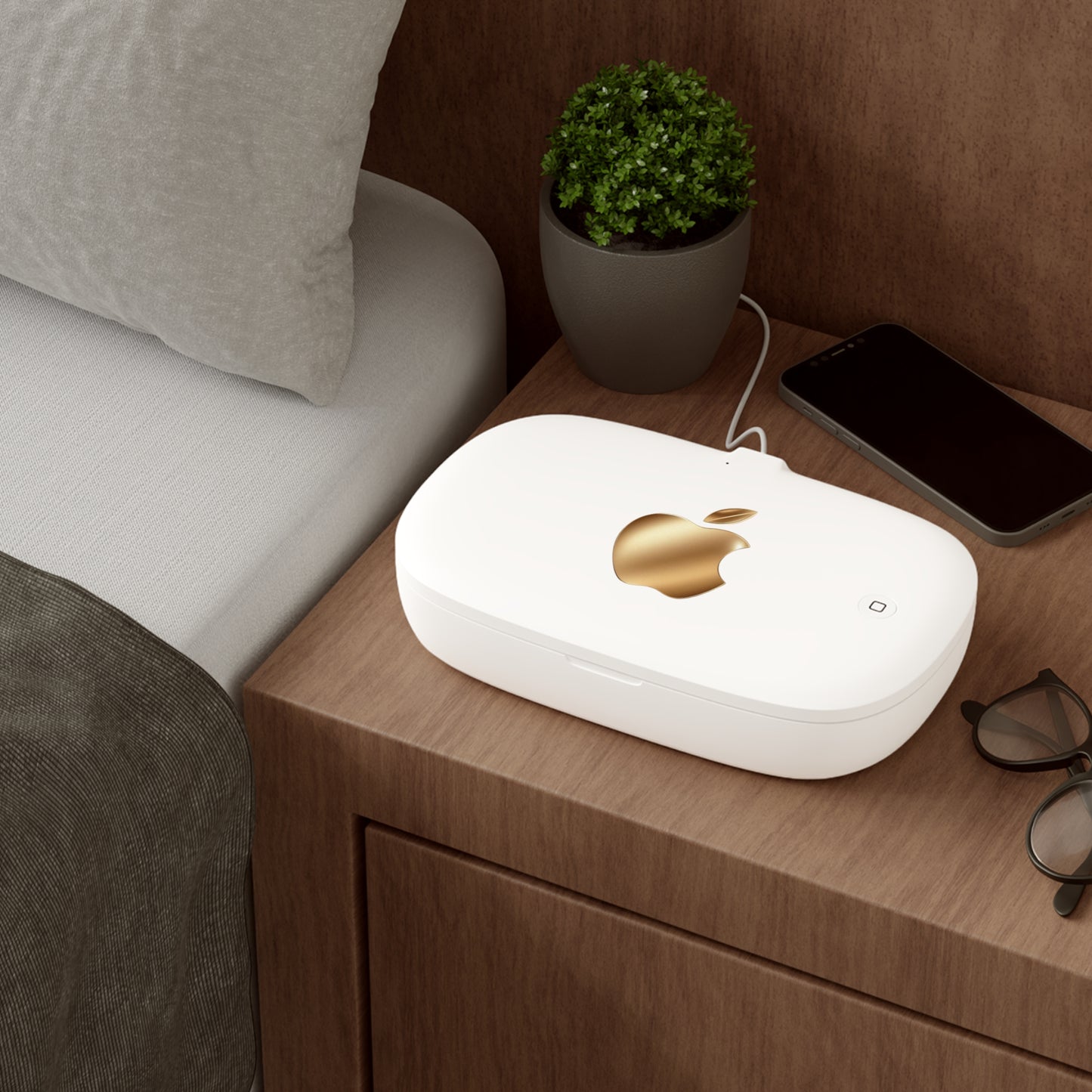 Aurora UV Phone Sanitizer & Fast Wireless Charging Pad ✨🧼⚡
