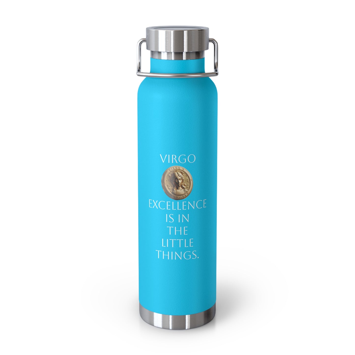 ✨🔮 Enchanted Virgo Copper Insulated Bottle – 22oz of Temperature Magic! 🔮✨