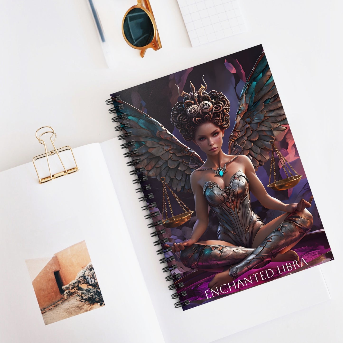 ⚖️✨ Enchanted Libra Zodiac Journal – A Harmonious Notebook for Balanced Minds & Dreamers ♎📖