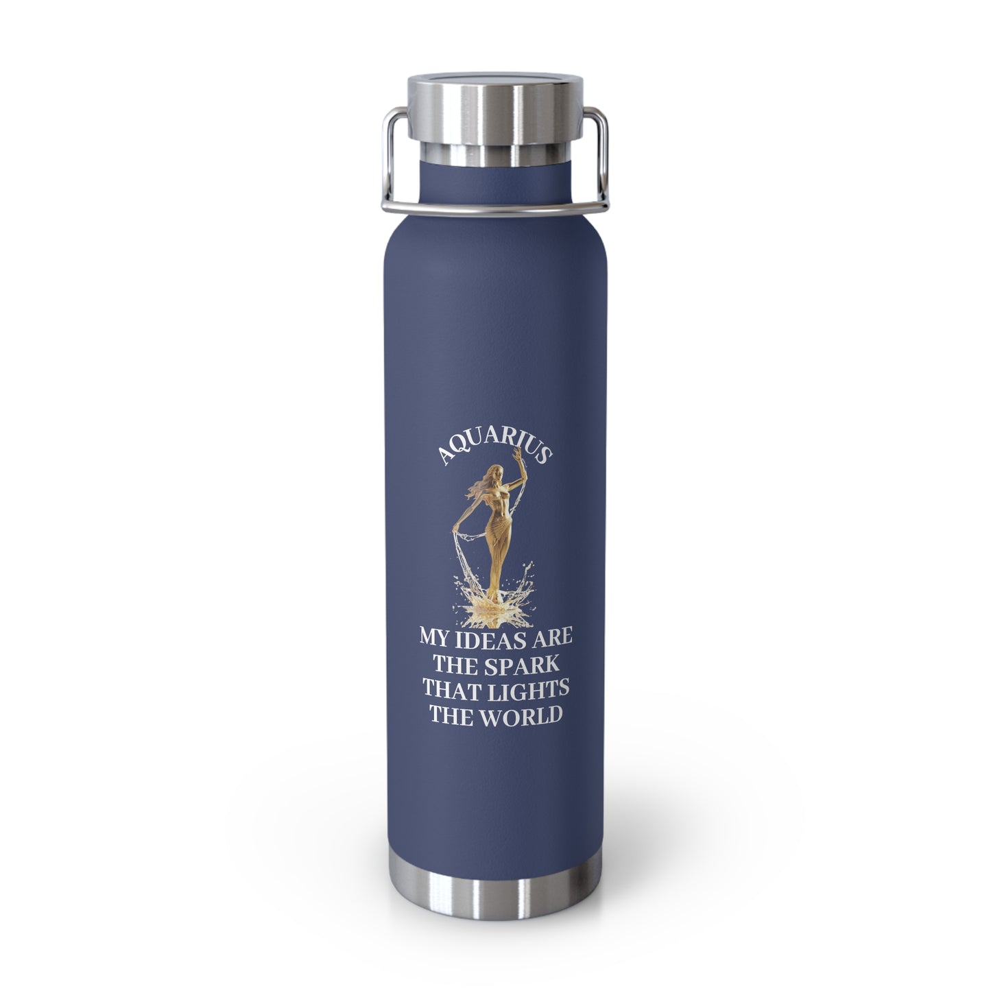 ✨🔮 Enchanted Aquarius Copper Insulated Bottle – 22oz of Temperature Magic! 🔮✨
