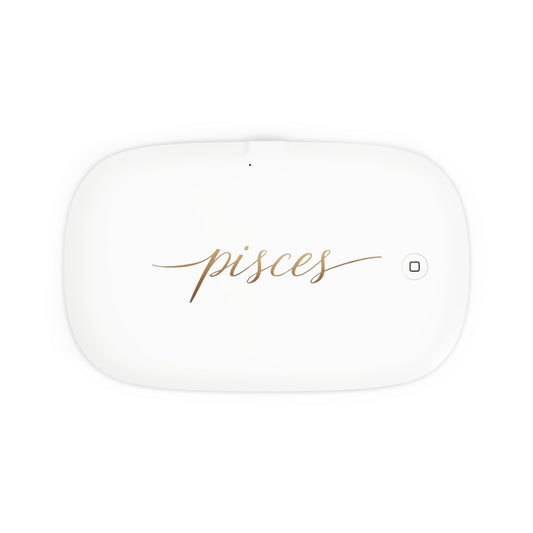 ♓ Aurora UV Phone Sanitizer & Fast Wireless Charging Pad – Pisces Edition 🌙🐟♓