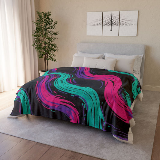 🌙✨ The Enchanted Dreamscape Blanket ✨🌙 Ultra-Soft Cosmic Comfort Throw • Limited One-of-a-Kind Design • 60" × 80"