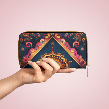 💎✨ Mystical Magic: The Enchanted Zippered Wallet of Elegance & Wonder 🔮💖🌙