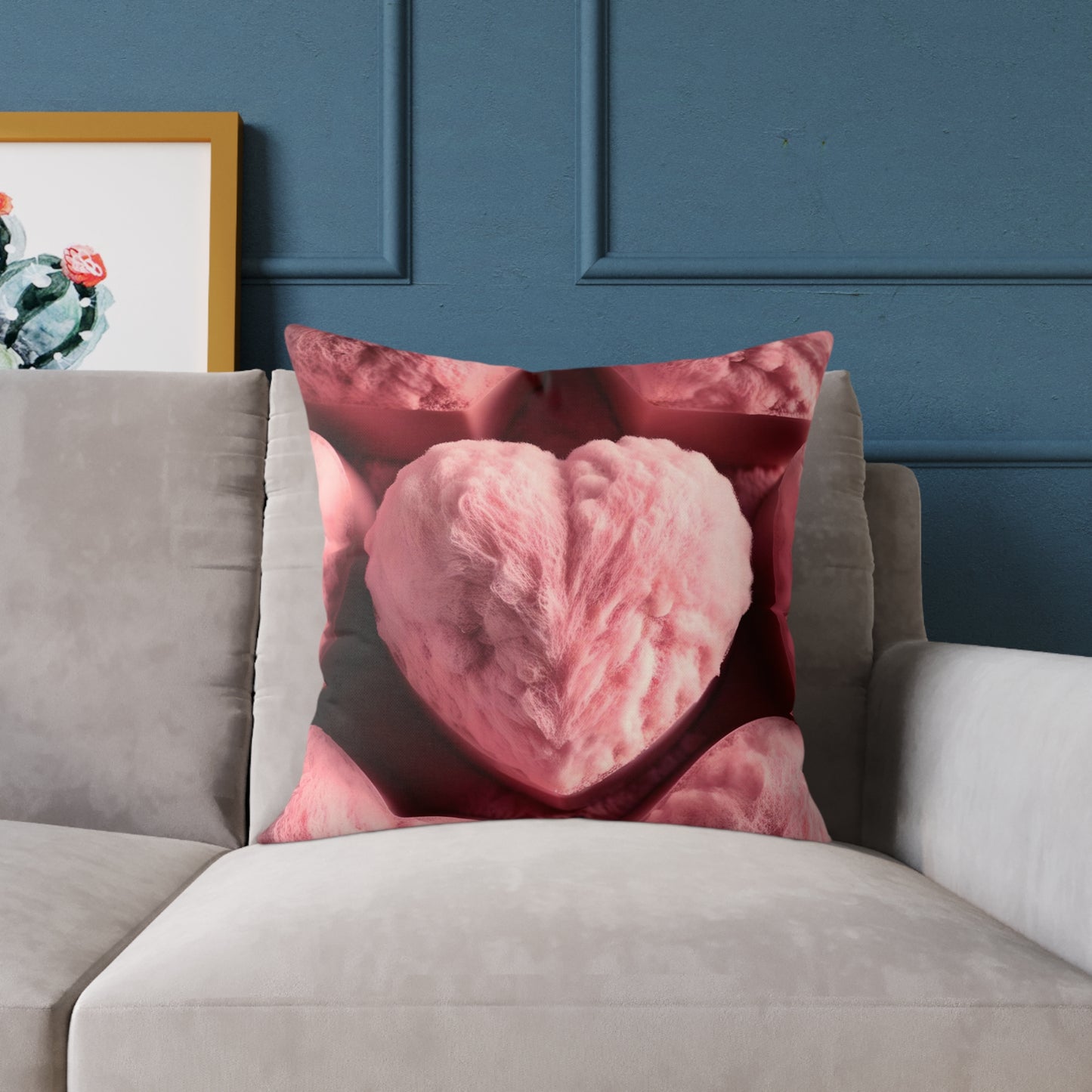 Love in Bloom: Enchanted Decorative Pillow for a Cozy Touch