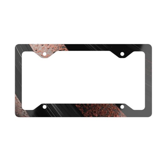 ✨🚗 The Enchanted Drive: Glossed Glory License Plate Frame – Luxury Custom Metal Accent 💎🌙