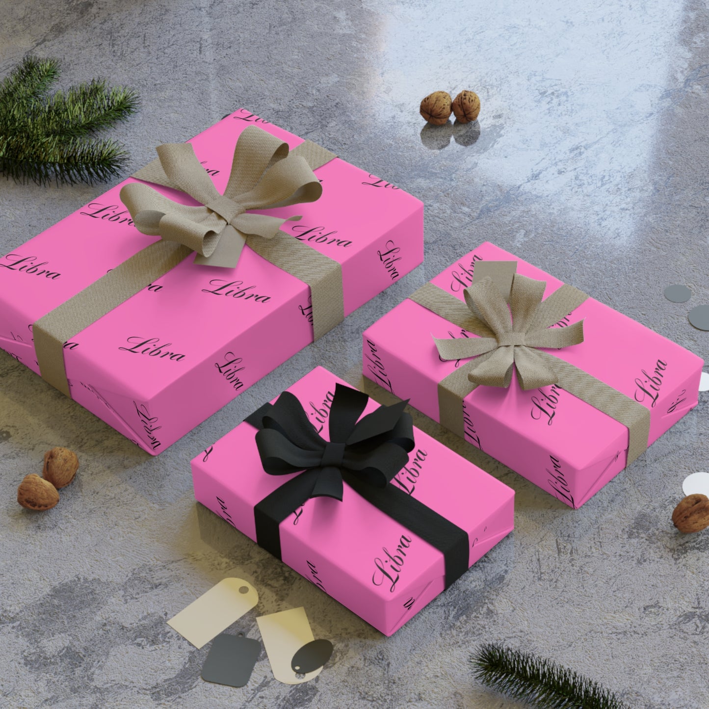 ♎ Enchanted Libra Wrapping Paper – A Beautiful Balance of Birthday Magic in Every Fold ⚖️✨