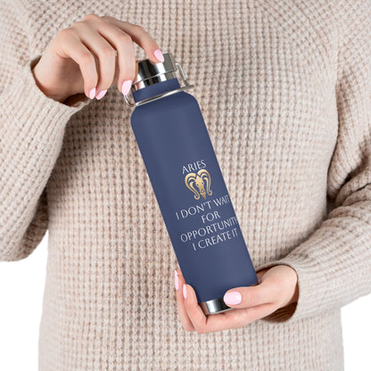 ✨🔮 Enchanted Aries Copper Insulated Bottle – 22oz of Temperature Magic! 🔮✨