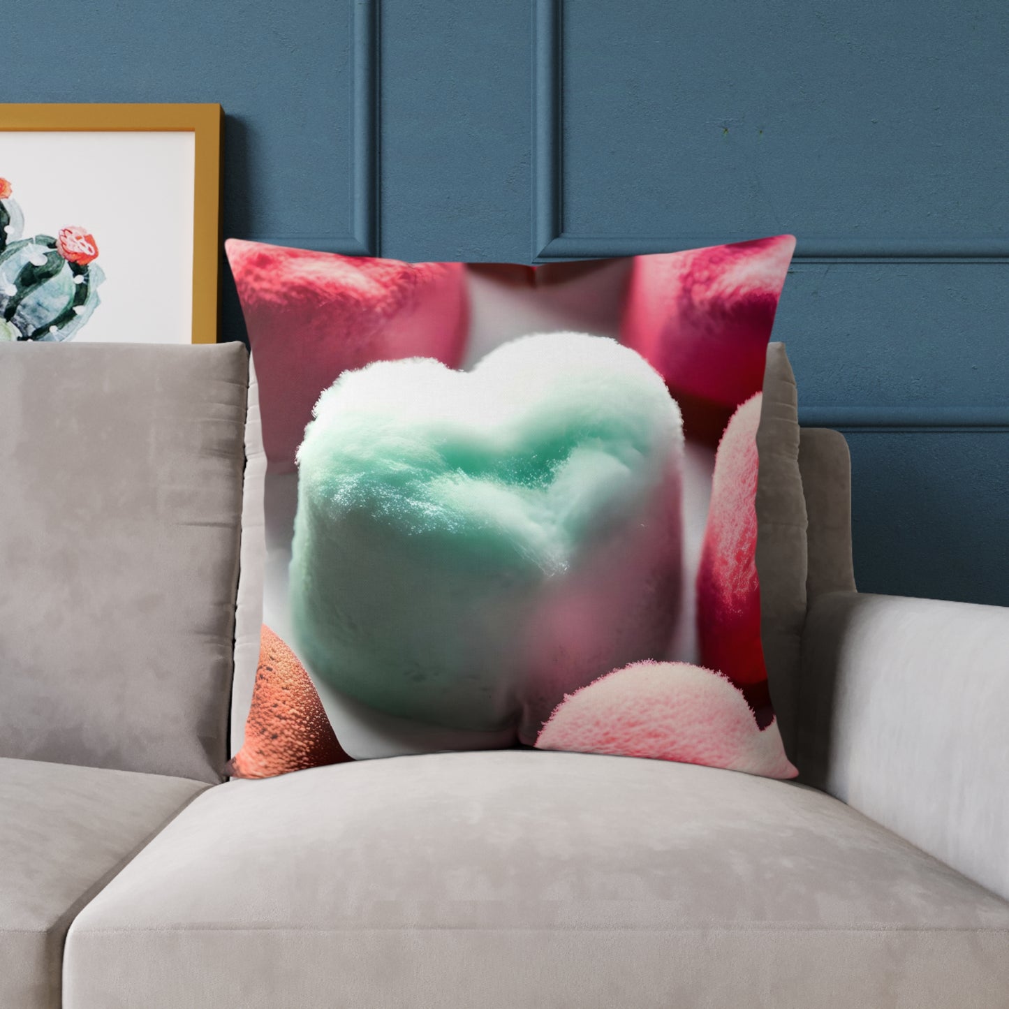 Love in Bloom: Enchanted Decorative Pillow for a Cozy Touch