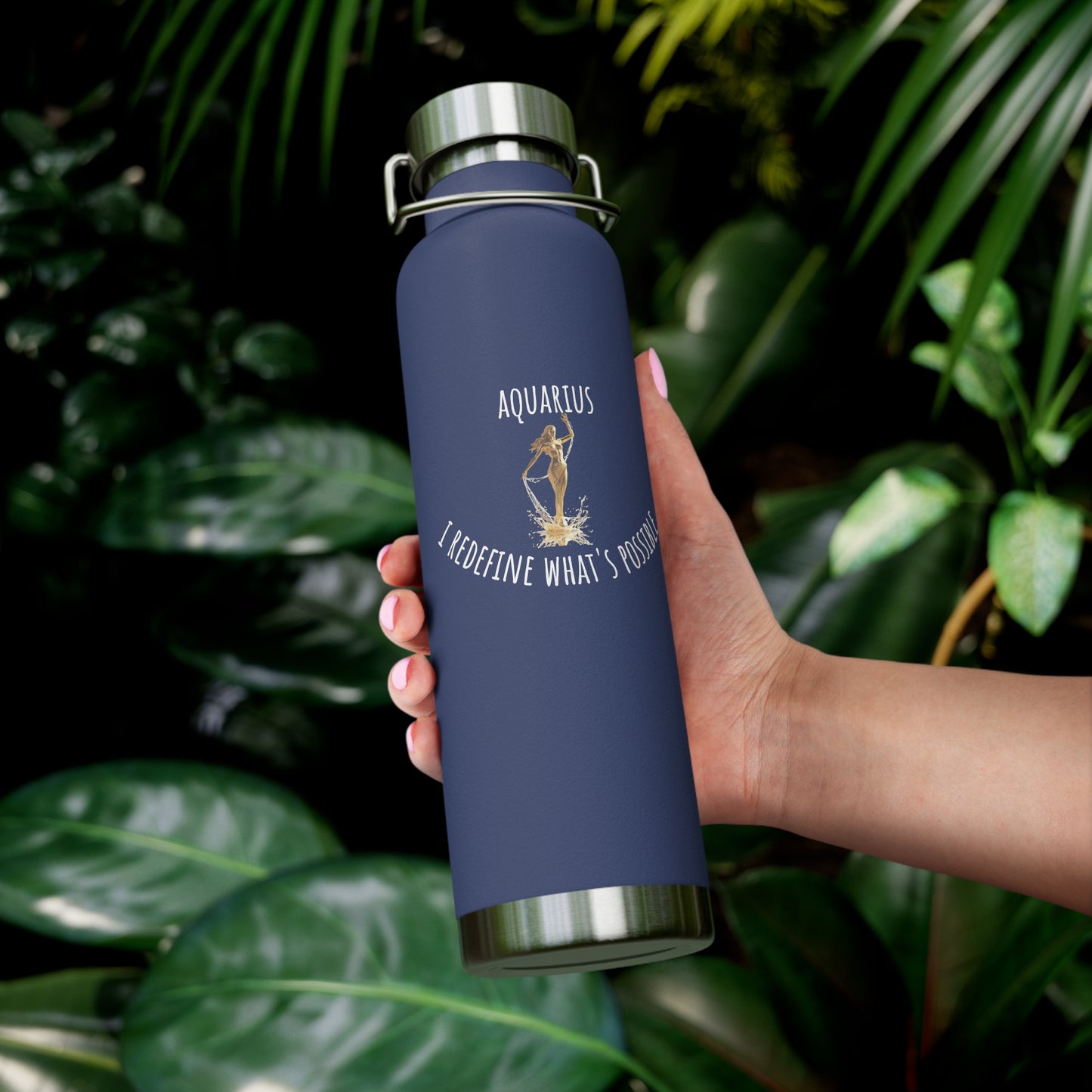 ✨🔮 Enchanted Aquarius Copper Insulated Bottle – 22oz of Temperature Magic! 🔮✨