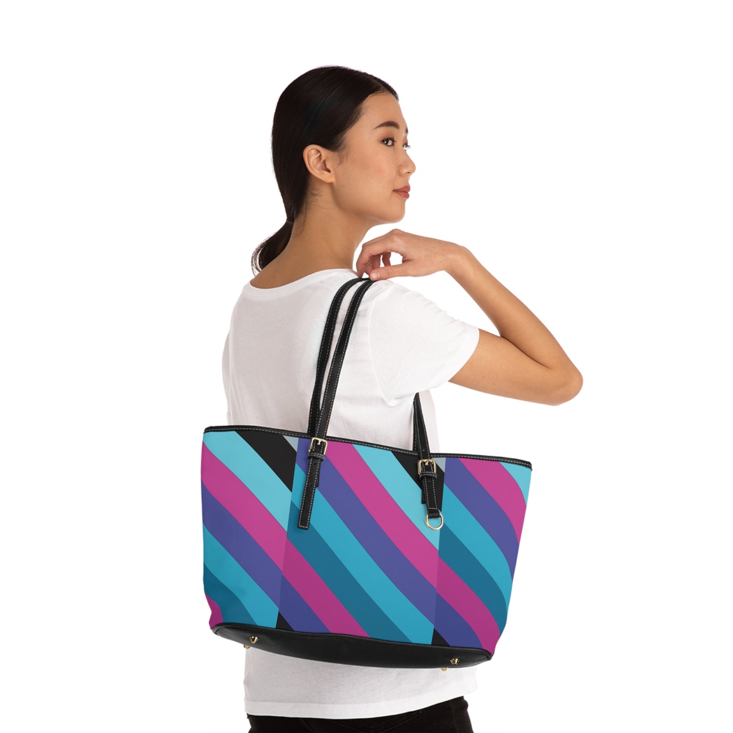 👜✨ The Razzle-Dazzle Double Vision™ PU Leather Shoulder Bag ✨👜🌈