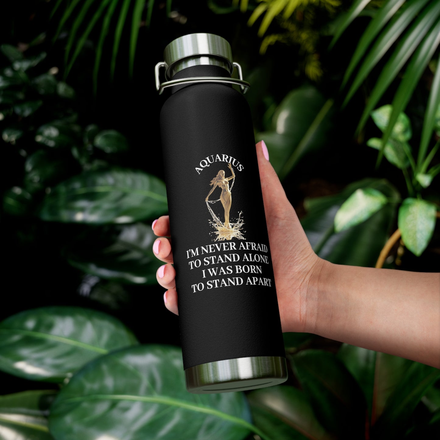 ♒ Aquarius Statement Bottle | The Enchanted Vessel™ Collection
